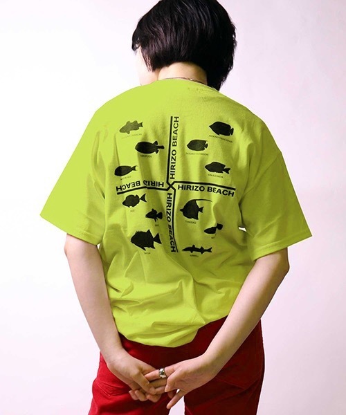 GLUTTONOUS(グルトン)の「【GLUTTONOUS/ グルトン】 ビッグシルエットTシャツ(ヒリゾ)(Tシャツ/カットソー・メンズ・ホワイト/ブラック/グリーン/オレンジ・S/M/L/XL/XXL)」の14枚目の写真