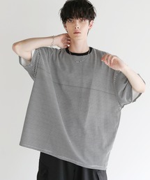 TRスムースビッグシルエット ドルマンスリーブ ポンチTシャツ
