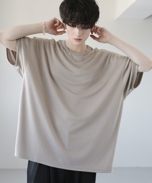 TRスムースビッグシルエット ドルマンスリーブ ポンチTシャツ