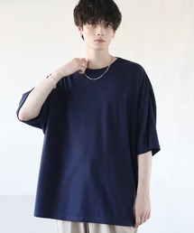 TRスムースビッグシルエット ドルマンスリーブ ポンチTシャツ
