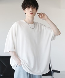 TRスムースビッグシルエット ドルマンスリーブ ポンチTシャツ