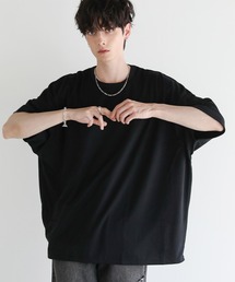 TRスムースビッグシルエット ドルマンスリーブ ポンチTシャツ