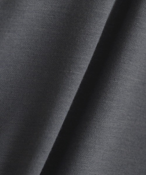 ASTRONOMY（アストロノミー）の「TRスムースビッグシルエット ドルマンスリーブ ポンチTシャツ（Tシャツ/カットソー・メンズ・ホワイト/ブラック/ネイビー/ブラウン/グレー/キャメル/ワイン/チャコール/カーキ/ライトブルー/ベージュ/ライトピンク/ブルーグレー/グリーン/杢グレー/ホワイト×ブラック/ホワイト系・FREE/XL/L/M）」の18枚目の写真