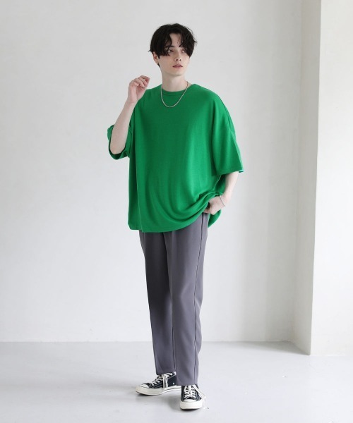 セモア　アウトレット　レディース　トップス　カットソー　Tシャツ　ドルマンスリーブ　ビッグシルエット　美品 ロンT Tシャツ ゆるTシャツ ビッグTシャツ レディース 長袖