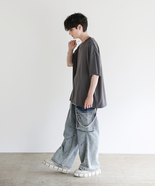 楽天市場】ビッグTシャツ メンズ ドルマン Tシャツ メンズ