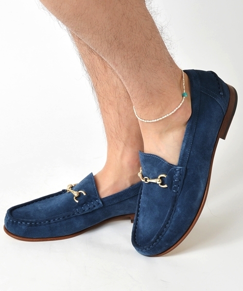 SHIPS（シップス）の「BOEMOS×SHIPS: ビットローファー（ドレスシューズ・メンズ・グリーン/ブルー/キャメル・42/40/39/41）」の2枚目の写真