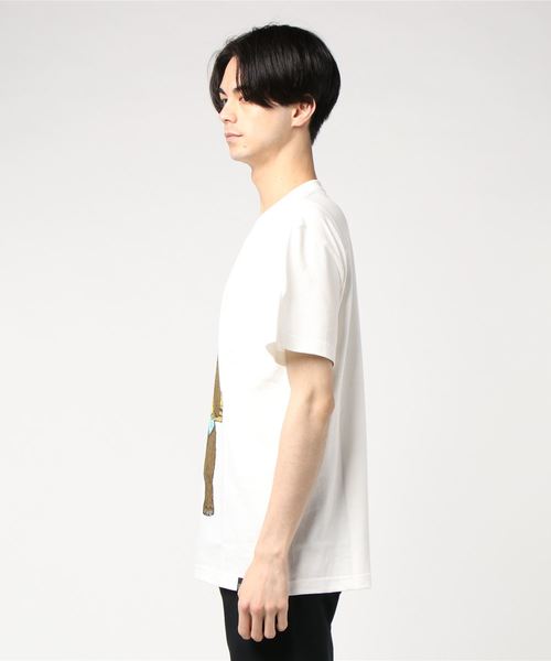 go slow caravan(ゴースローキャラバン)の「OGAWA×GSC ツキノワグマTEE19(Tシャツ/カットソー・メンズ・ホワイト/チャコールグレー・MEDIUM/LARGE/X-LARGE)」の3枚目の写真