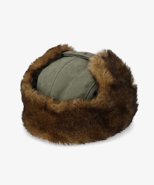 ORNERTE（オルネート）の「【ORNERTE】[WEB限定] サイズが選べるフライトキャップ（キャップ・レディース・ブラック/グレー/ダークグリーン/ブラウン/ベージュ・M/57.5cm/61cm/L）」の18枚目の写真