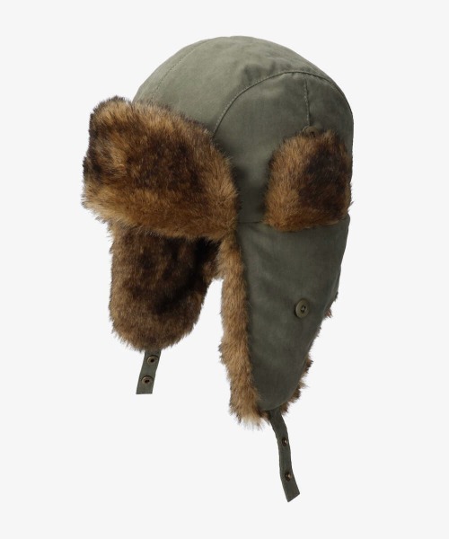 ORNERTE（オルネート）の「【ORNERTE】[WEB限定] サイズが選べるフライトキャップ（キャップ・レディース・ブラック/グレー/ダークグリーン/ブラウン/ベージュ・M/57.5cm/61cm/L）」の20枚目の写真