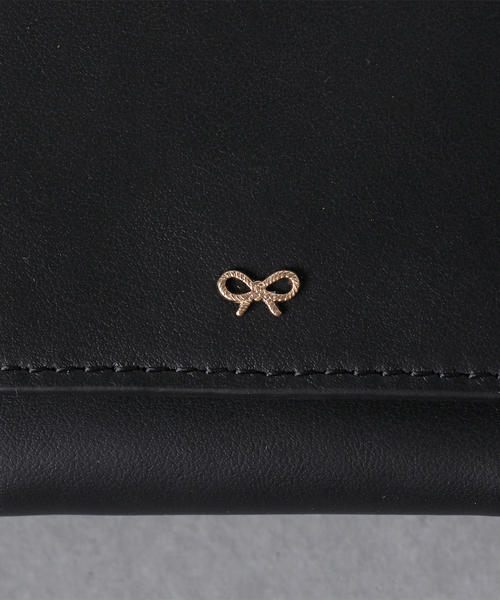 UNITED ARROWS(ユナイテッドアローズ)の「<ANYA HINDMARCH(アニヤ・ハインドマーチ)>EML LOCK ミニ ウォレット ■■■(財布・レディース・ブラック・FREE)」の8枚目の写真