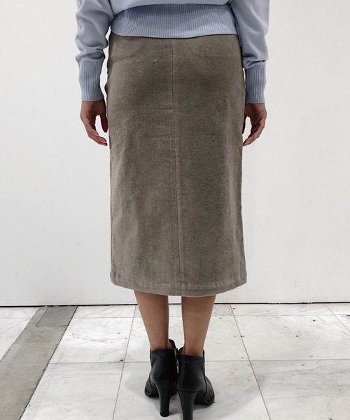 Banner Barrett（バナーバレット）の「コールタイトスカート（スカート・レディース・アイボリー/グレイッシュベージュ/サックスブルー・36/38）」の7枚目の写真