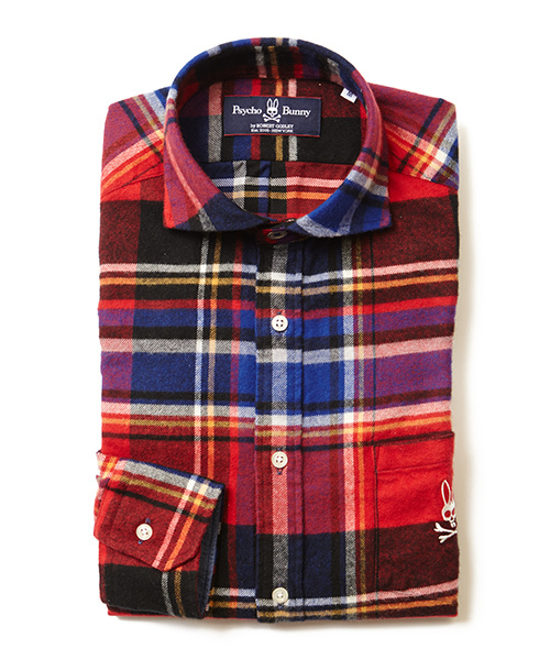 BEAMS(ビームス)の「◎PSYCHO BUNNY×BEAMS / 別注 ネル BIGチェック カッタウェイ シャツ(シャツ/ブラウス・メンズ・ブルー/レッド・X-LARGE/LARGE/MEDIUM/SMALL)」の13枚目の写真