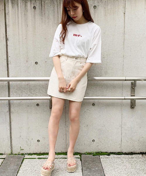 apres jour(アプレジュール)の「ベーシック台形スカート【ZOZOTOWN限定アイテム】(スカート・レディース・ブラック/オフホワイト・SMALL/MEDIUM/LARGE/X-LARGE)」の18枚目の写真