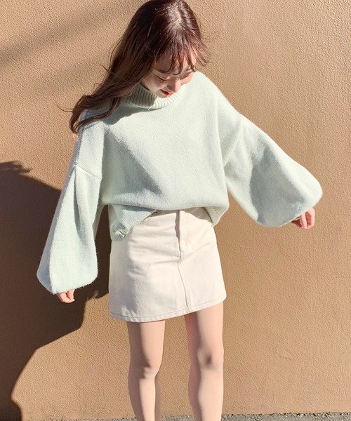 apres jour(アプレジュール)の「ベーシック台形スカート【ZOZOTOWN限定アイテム】(スカート・レディース・ブラック/オフホワイト・SMALL/MEDIUM/LARGE/X-LARGE)」の6枚目の写真