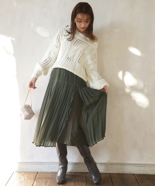 one after another NICE CLAUP（ワンアフターアナザーナイスクラップ）の「ミドルブーツ（ブーツ・レディース・ブラック/グレー/モカ・SMALL/MEDIUM/LARGE）」の12枚目の写真