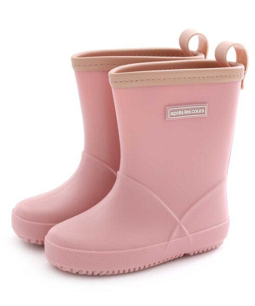 apres les cours（アプレレクール）の「■無地レインシューズ（レインシューズ・キッズ・ミント/ピンク/イエロー・17/14/15 /19/18/16）」の2枚目の写真