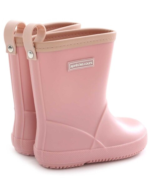 apres les cours（アプレレクール）の「■無地レインシューズ（レインシューズ・キッズ・ミント/ピンク/イエロー・17/14/15 /19/18/16）」の6枚目の写真