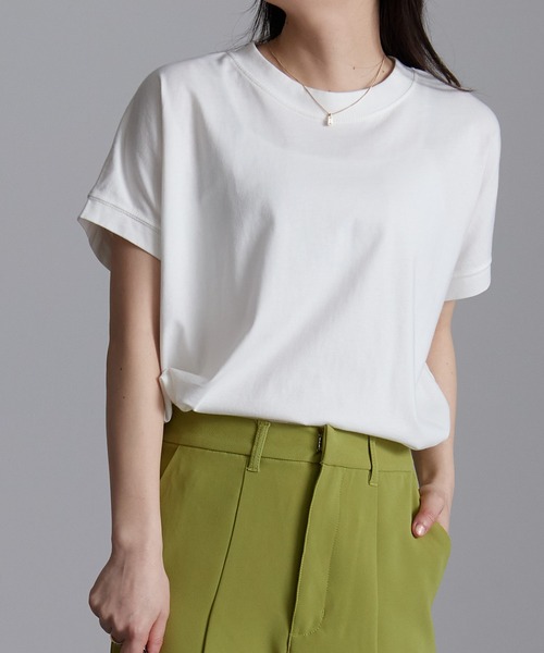 8YARDS 定番 モックネック ラテ L ハイネック 接触冷感 8YARDS 定番 モックネック ラテ L ハイネック 接触冷感（8YARDS
