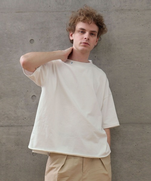 FRAPBOIS(フラボア)の「サイドT カットソー(Tシャツ/カットソー・レディース・ホワイト/ブラック・1/2)」の12枚目の写真