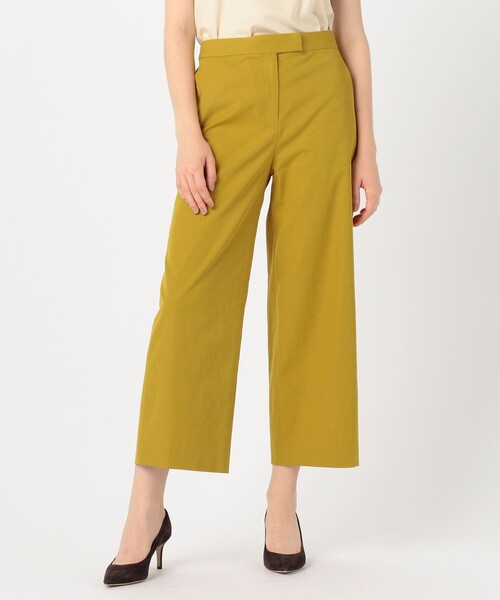 最安値に挑戦 一部web先行予約 ドライツイル セミワイドクロップドパンツ ブランドおしゃれ Mclimmobilier Com