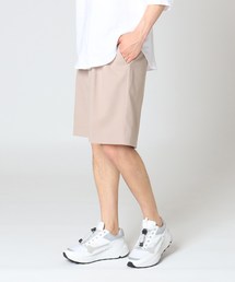 刺し子ツイルストレッチ膝丈パンツ
