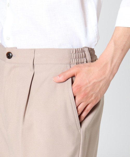 tk.TAKEO KIKUCHI(ティーケータケオキクチ)の「刺し子ツイルストレッチ膝丈パンツ(その他パンツ・メンズ・チャコールグレー/ベージュ/ネイビー・01/02/03/04)」の11枚目の写真