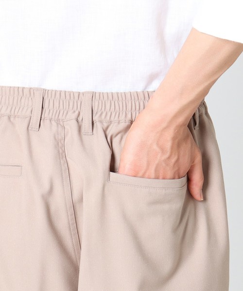 tk.TAKEO KIKUCHI(ティーケータケオキクチ)の「刺し子ツイルストレッチ膝丈パンツ(その他パンツ・メンズ・チャコールグレー/ベージュ/ネイビー・01/02/03/04)」の4枚目の写真
