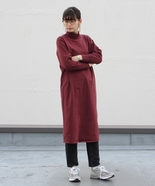 モックネックワンピース モックネックワンピース（GRAY/CHARCOAL） - 公式オンライン