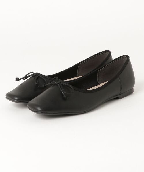 WEGO(ウィゴー)の「WEGO/スクエアパンプス(バレエシューズ・レディース・ブラック/ブラウン/その他1・SMALL/MEDIUM/LARGE/X-LARGE)」の2枚目の写真