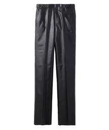 JOHN LAWRENCE SULLIVAN | VEGAN LEATHER SIDE STRAP TROUSERS(スラックス)