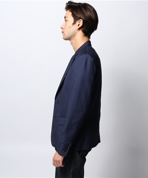 JOURNAL STANDARD(ジャーナルスタンダード)の「TRギャバジンタイトテーラードジャケット #(テーラードジャケット・メンズ・ブラック/チャコールグレー/ブルー系その他/ネイビー・SMALL/LARGE/MEDIUM/X-LARGE)」の8枚目の写真