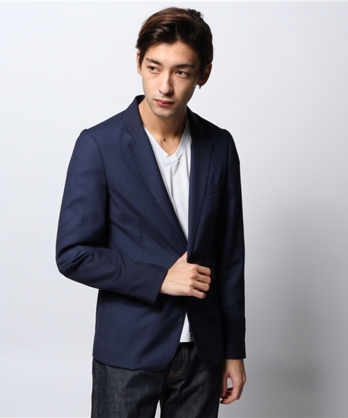 JOURNAL STANDARD(ジャーナルスタンダード)の「TRギャバジンタイトテーラードジャケット #(テーラードジャケット・メンズ・ブラック/チャコールグレー/ブルー系その他/ネイビー・SMALL/LARGE/MEDIUM/X-LARGE)」の10枚目の写真