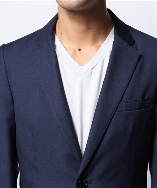 JOURNAL STANDARD(ジャーナルスタンダード)の「TRギャバジンタイトテーラードジャケット #(テーラードジャケット・メンズ・ブラック/チャコールグレー/ブルー系その他/ネイビー・SMALL/LARGE/MEDIUM/X-LARGE)」の11枚目の写真