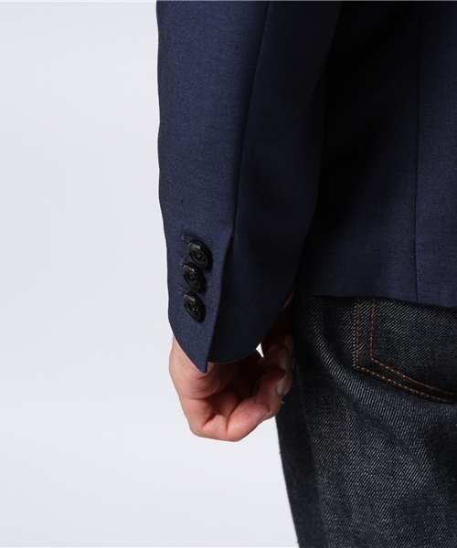 JOURNAL STANDARD(ジャーナルスタンダード)の「TRギャバジンタイトテーラードジャケット #(テーラードジャケット・メンズ・ブラック/チャコールグレー/ブルー系その他/ネイビー・SMALL/LARGE/MEDIUM/X-LARGE)」の12枚目の写真