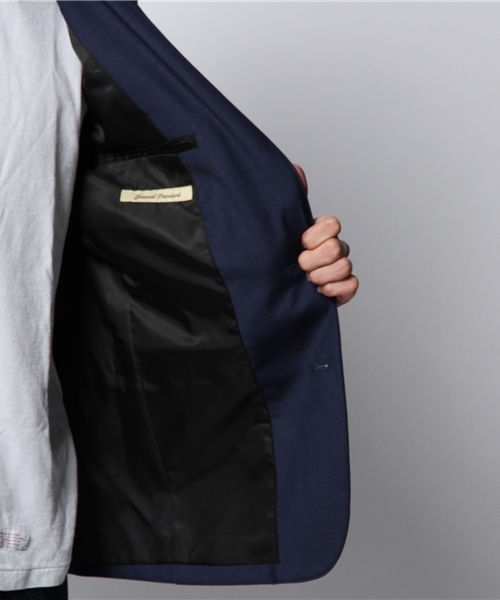 JOURNAL STANDARD(ジャーナルスタンダード)の「TRギャバジンタイトテーラードジャケット #(テーラードジャケット・メンズ・ブラック/チャコールグレー/ブルー系その他/ネイビー・SMALL/LARGE/MEDIUM/X-LARGE)」の6枚目の写真