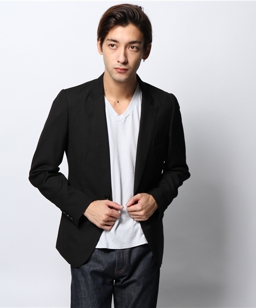 JOURNAL STANDARD(ジャーナルスタンダード)の「TRギャバジンタイトテーラードジャケット #(テーラードジャケット・メンズ・ブラック/チャコールグレー/ブルー系その他/ネイビー・SMALL/LARGE/MEDIUM/X-LARGE)」の16枚目の写真