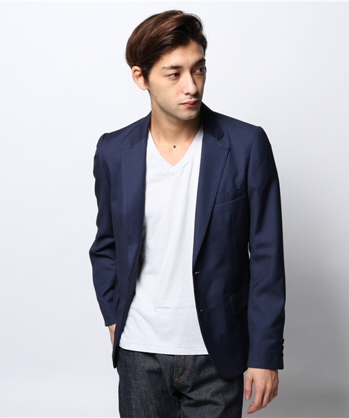 JOURNAL STANDARD(ジャーナルスタンダード)の「TRギャバジンタイトテーラードジャケット #(テーラードジャケット・メンズ・ブラック/チャコールグレー/ブルー系その他/ネイビー・SMALL/LARGE/MEDIUM/X-LARGE)」の19枚目の写真