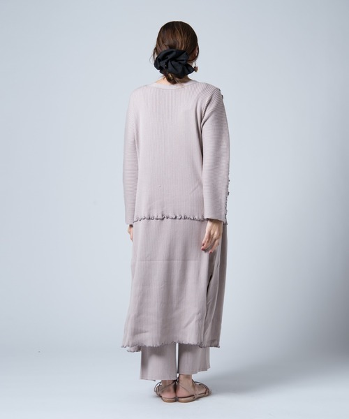 LAYMEE（レイミー）の「Silly knit PT / シリーニットパンツ（その他パンツ・レディース・ピンクベージュ/グレー/キャメル・FREE）」の18枚目の写真