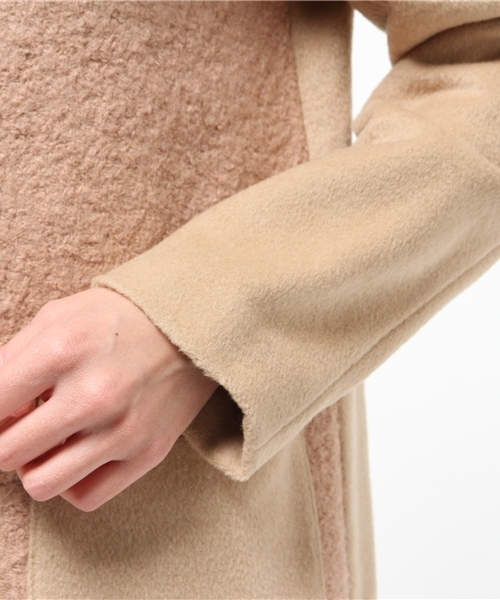 Khaju（カージュ）の「Khaju:ノーカラージップコート□（その他アウター・レディース・ブラック/ベージュ/ベージュ系その他・38/36）」の12枚目の写真