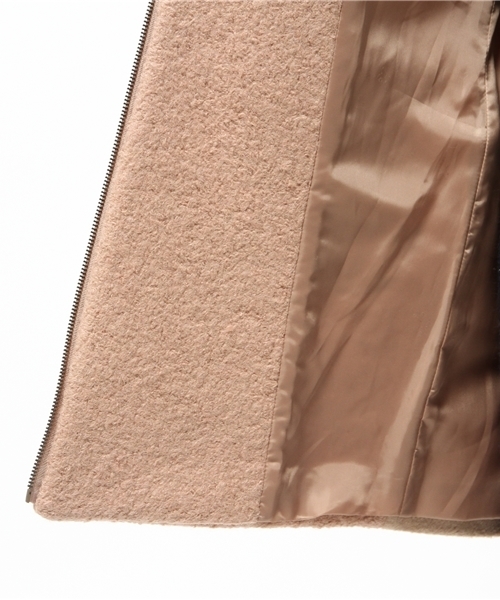 Khaju（カージュ）の「Khaju:ノーカラージップコート□（その他アウター・レディース・ブラック/ベージュ/ベージュ系その他・38/36）」の15枚目の写真