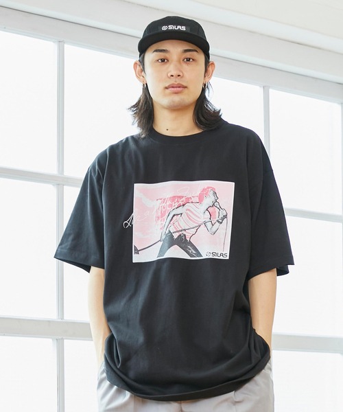 SILAS(サイラス)の「SILAS x JULIA GORTON FRONT PHOTO S/S TEE(Tシャツ/カットソー・メンズ・ホワイト/ブラック・SMALL/MEDIUM/LARGE/X-LARGE)」の3枚目の写真