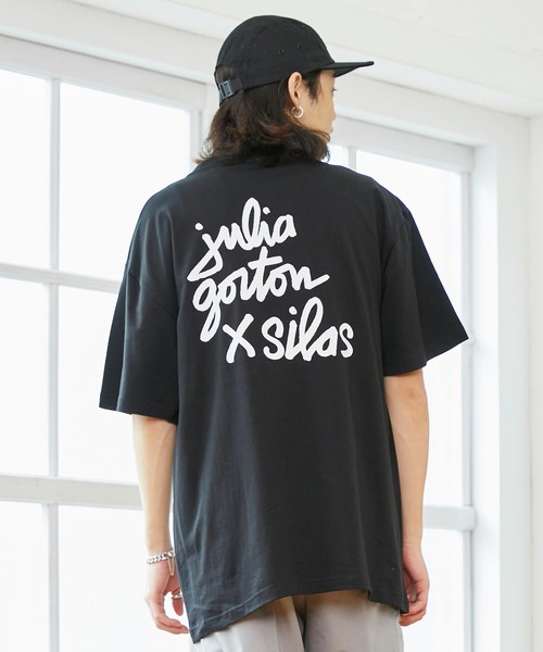 SILAS(サイラス)の「SILAS x JULIA GORTON FRONT PHOTO S/S TEE(Tシャツ/カットソー・メンズ・ホワイト/ブラック・SMALL/MEDIUM/LARGE/X-LARGE)」の4枚目の写真