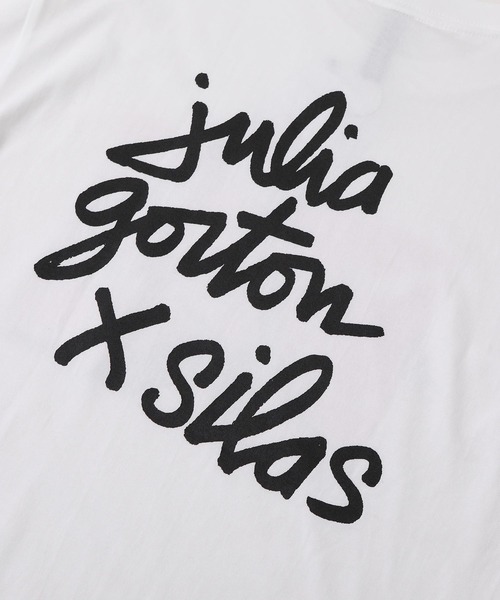 SILAS(サイラス)の「SILAS x JULIA GORTON FRONT PHOTO S/S TEE(Tシャツ/カットソー・メンズ・ホワイト/ブラック・SMALL/MEDIUM/LARGE/X-LARGE)」の14枚目の写真