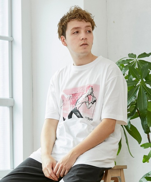 SILAS(サイラス)の「SILAS x JULIA GORTON FRONT PHOTO S/S TEE(Tシャツ/カットソー・メンズ・ホワイト/ブラック・SMALL/MEDIUM/LARGE/X-LARGE)」の17枚目の写真