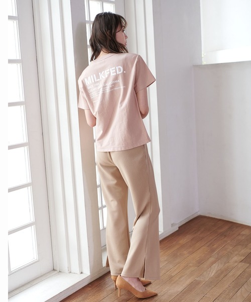 milktea　パープルXS MILKFED.（ミルクフェド）の「MILKFED x CHAMPION SS POCKET TEE