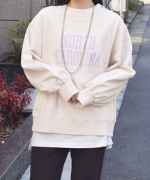 w closet | プリント入ピグメントスエット(スウェット)