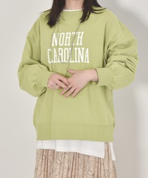 w closet | プリント入ピグメントスエット(スウェット)