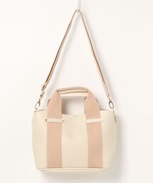 and mikka /1枚合皮2WAY手提げ
