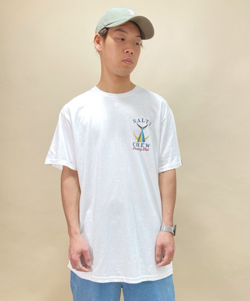 SALTY CREW(ソルティークルー)の「SALTY CREW/ソルティークルー バックプリントTシャツ 51-209(Tシャツ/カットソー・メンズ・ホワイト/イエロー/ネイビー・L/M)」の6枚目の写真