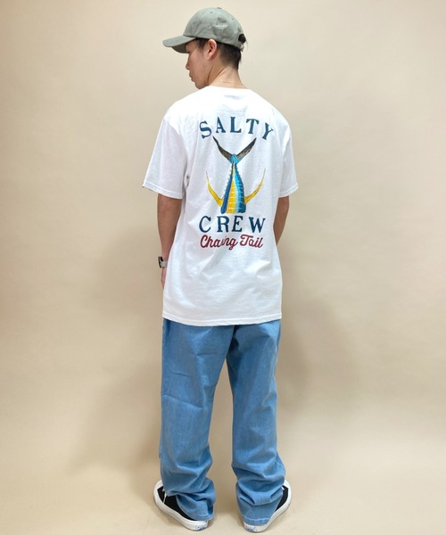SALTY CREW(ソルティークルー)の「SALTY CREW/ソルティークルー バックプリントTシャツ 51-209(Tシャツ/カットソー・メンズ・ホワイト/イエロー/ネイビー・L/M)」の12枚目の写真